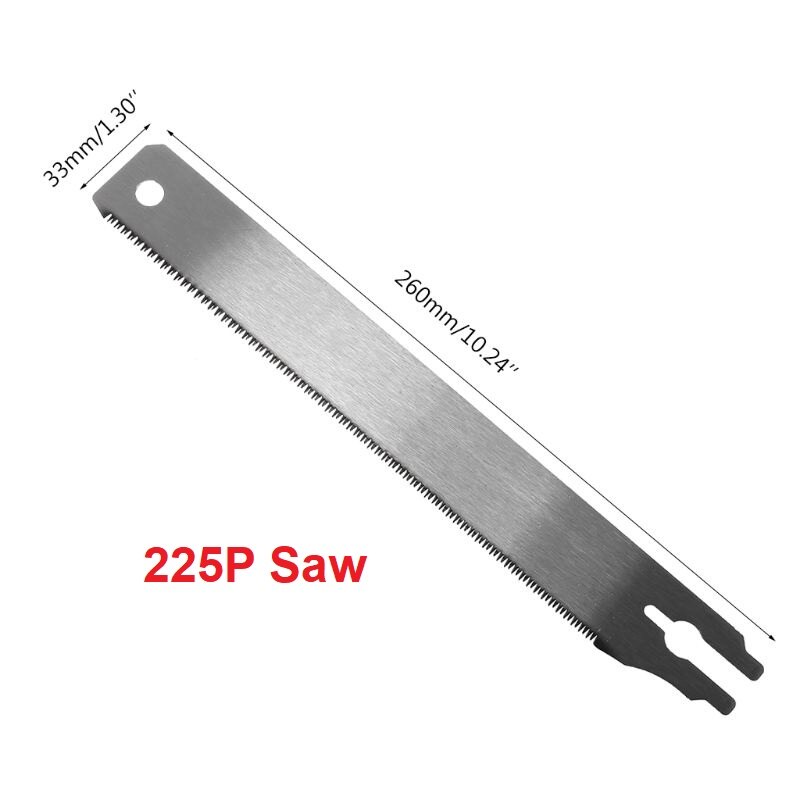 Sostituzione della lama per sega a mano 250D 265B 225P flessibile lavorazione del legno a denti fini utensili per la casa legno potatura da giardino bambù: Saw for 225P