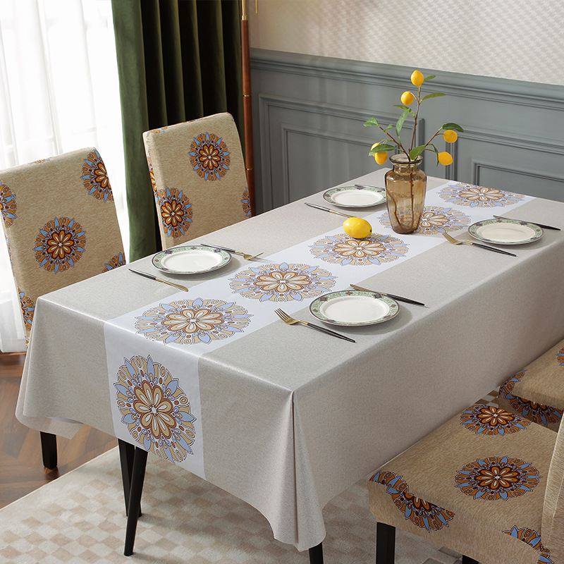 Nordic Home Rechthoekige Tafelkleden Voor Tafel Pvc Tafelkleed Feestdecoratie Bohemian Waterdicht Anti-Vlek Tafelkleed