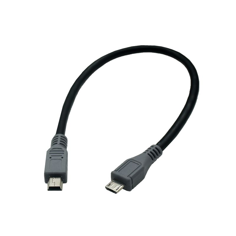 25cm 0.5m 1m Kabel mikro USB robić mini USB OTG Konwerter męnarty na męnarty adapter robić ładowania danych mini 5-pinowy przedłużacz USB