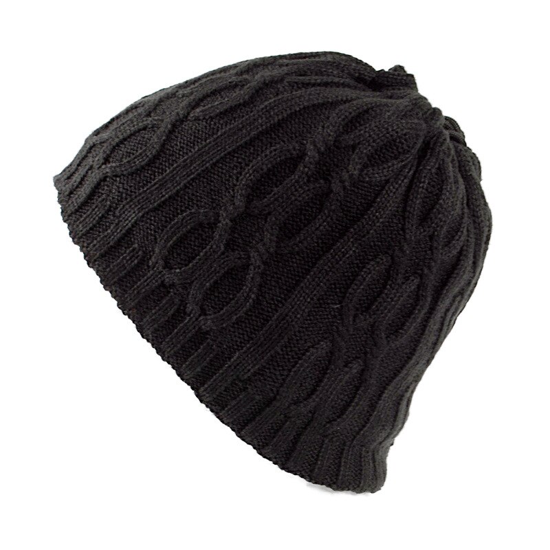 Gorro de lana para hombre, bufanda de invierno, forro polar cálido, gorro, gorro, dos en uno, deportes, esquí, montaña, escalada, invierno, otoño, invierno: Black