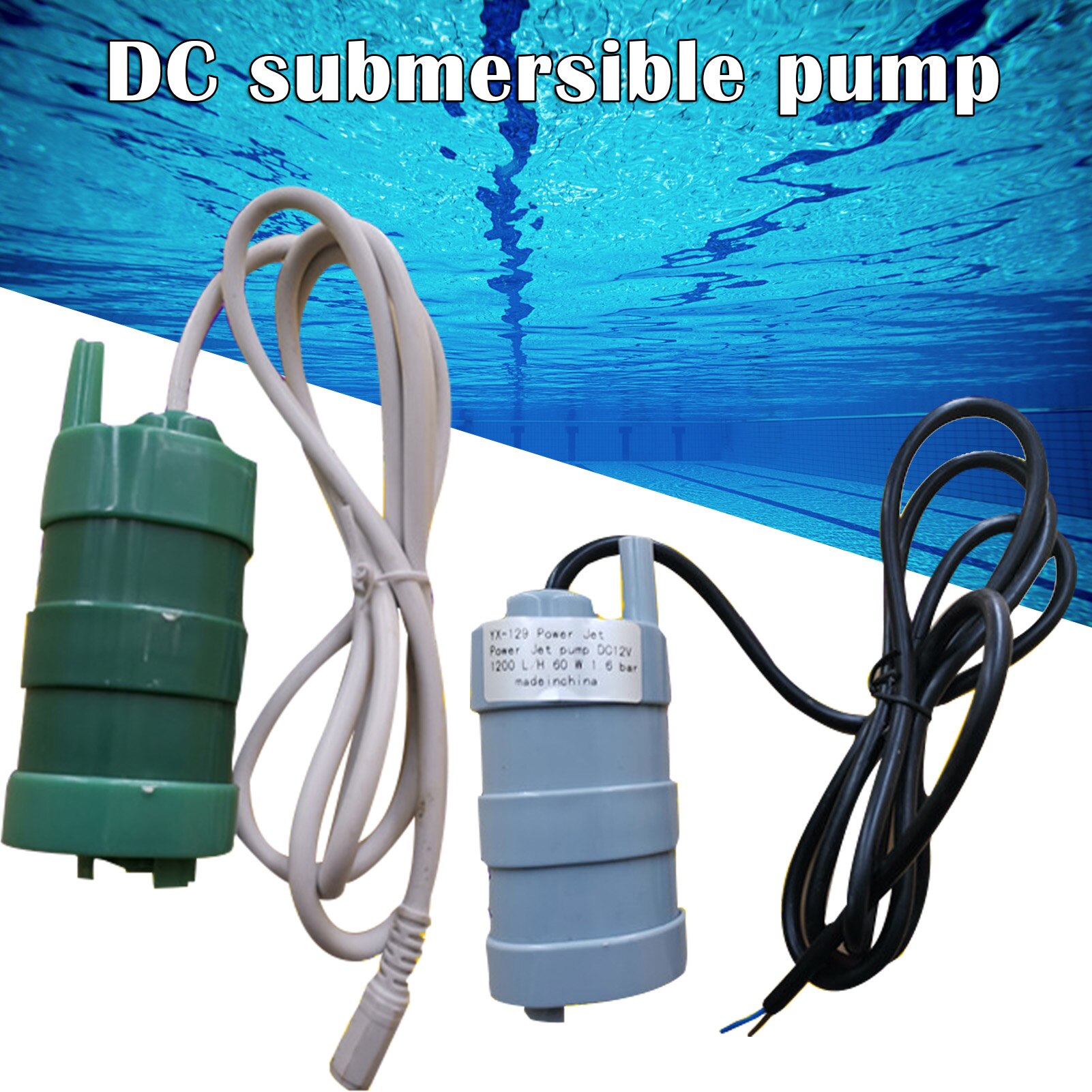 24V Dc Dompelpomp Flow Pompen 15 Meter 10L/M Rechte Micro Water Apparatuur Voor Engineering Tp