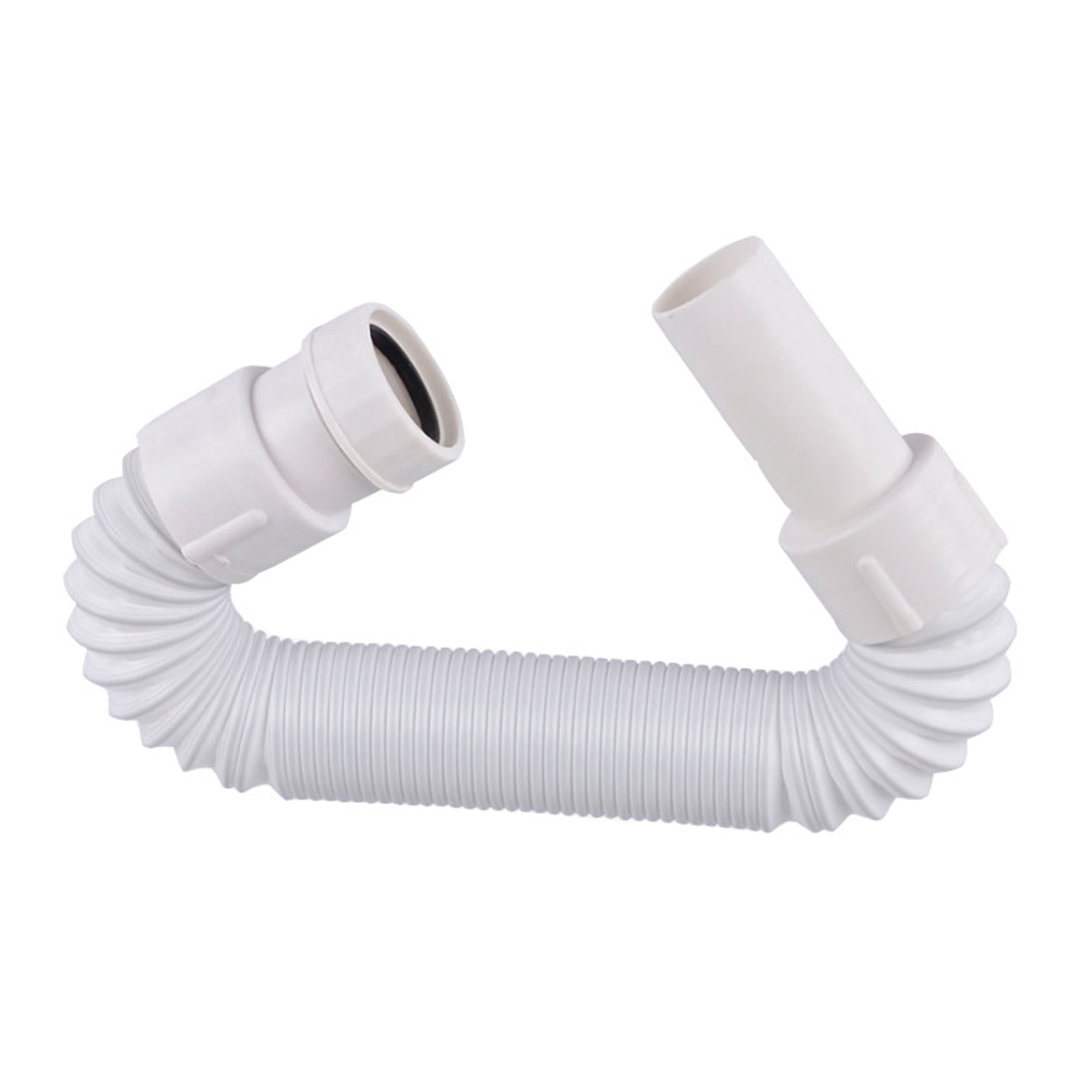 Conector de trampa, sifón de cocina telescópico, apriete manual para instalar, no necesita herramientas, fregadero, tubo de residuos Flexible