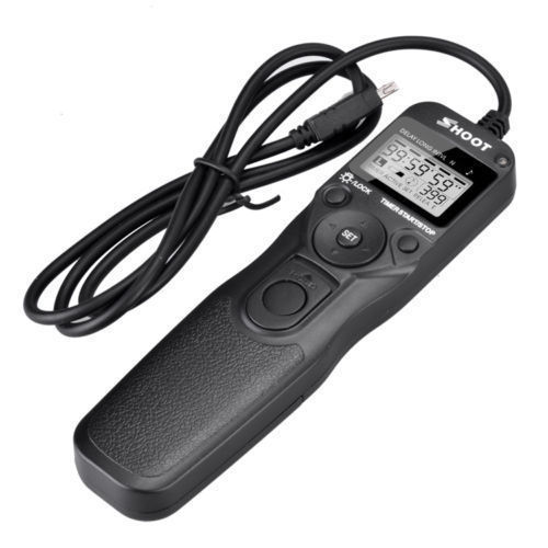 Time Lapse Intervalmeter Timer Afstandsbediening Sluiter met Kabel voor Sony A7R A7S NEX-3N A5000 A5100 A6000 A6500 A6300 A6100