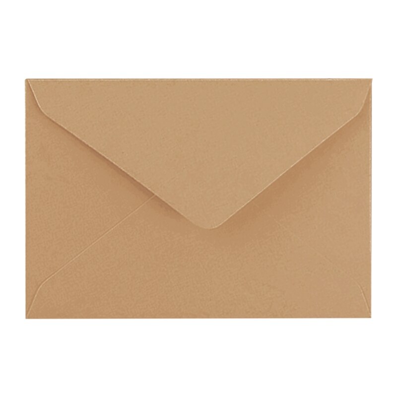 57EC 10 sztuk czyste karty z kopertami kartki z podziękowaniami Handmade DIY puste koperty pocztówki na urodziny Inivitation: light kraft paper