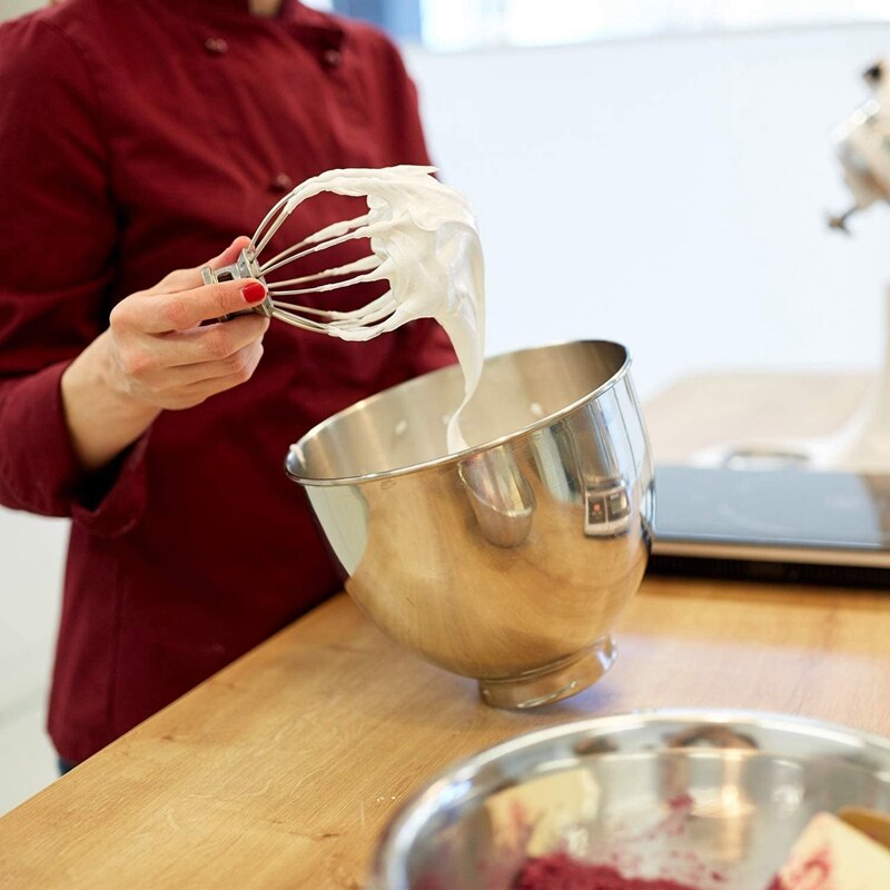 Pour K45B Batteur Plat et K45WW Fouet pour Mélangeurs-W10672617 Batteur Plat Lame Fouet pour Tête Inclinable Batteurs Sur Socle