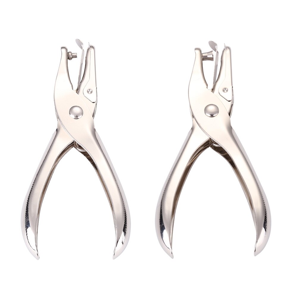 Metal Single Hole Puncher Portable Paper Material Scrapbooking Handheld Craft Punch Durable Home School Office Scrapbooking Tool