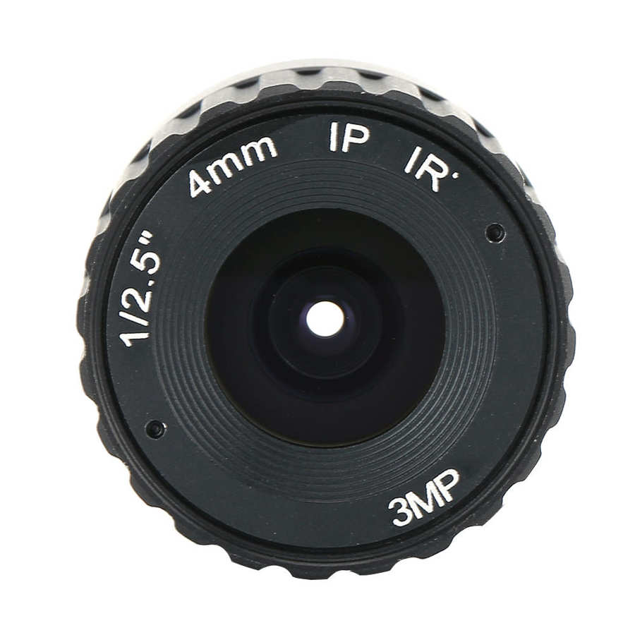 CCTV Lens 4mm Camera Lens 4mm Length Camera Lens 3MP High Definition CCTV Surveillance Wide Field Angle Security Camera Lens