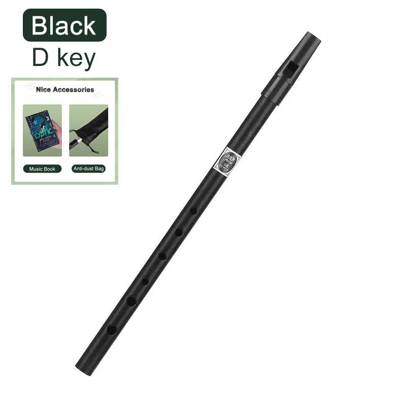 Irish Tin Whistle Key of C D Tin Whistle Penny Whistle Ireland Classical Instrument Easy-to-learn Perfect For Beginners: Dark Khaki