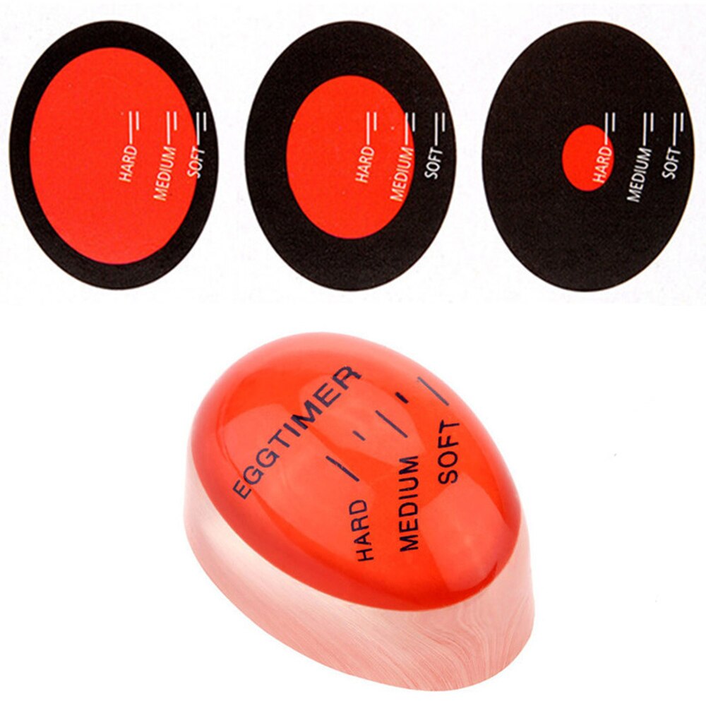Egg Timer Resin Material Colour Changing Boiled Yummy Eggs By Temperature Kitchen Helper Cooking Tools Indoor Gadgets
