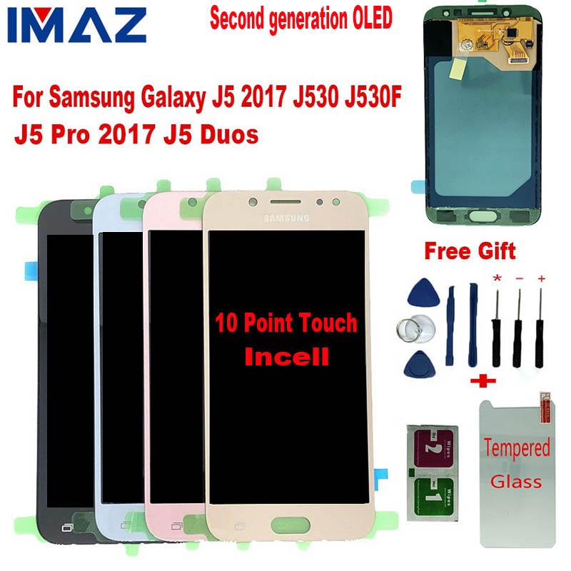 Imaz 2ND Oled 5.2 "Voor Samsung Galaxy J5 J530 J5 Pro Lcd Touch Screen Digitizer Vergadering voor J530F J530M Lcd