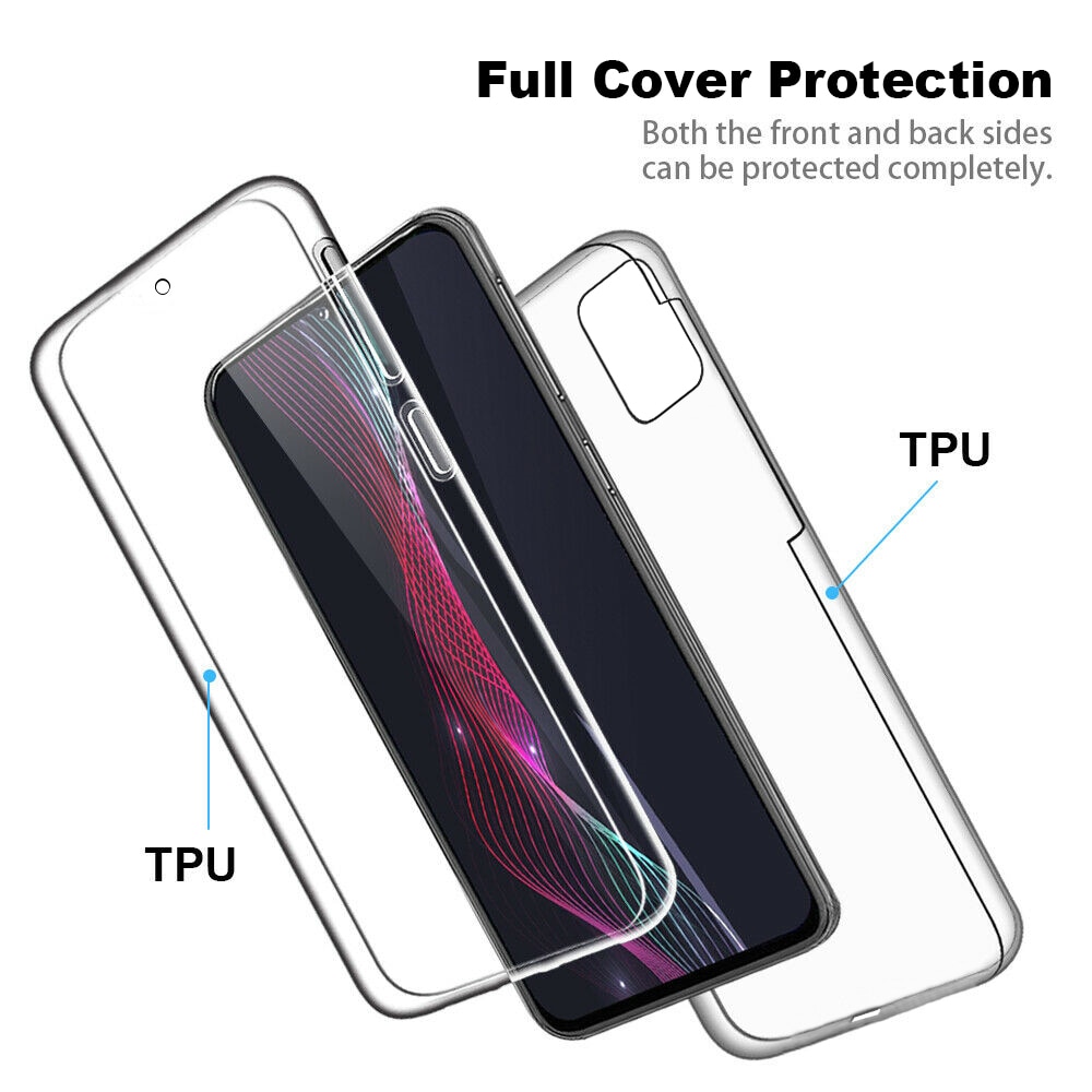 360 Dubbele Siliconen Case Voor Samsung Galaxy A71 A51 Transparante Protector Volledige Cover Voor Samsung Galax A71 A51 Een 71 een 51 Coque