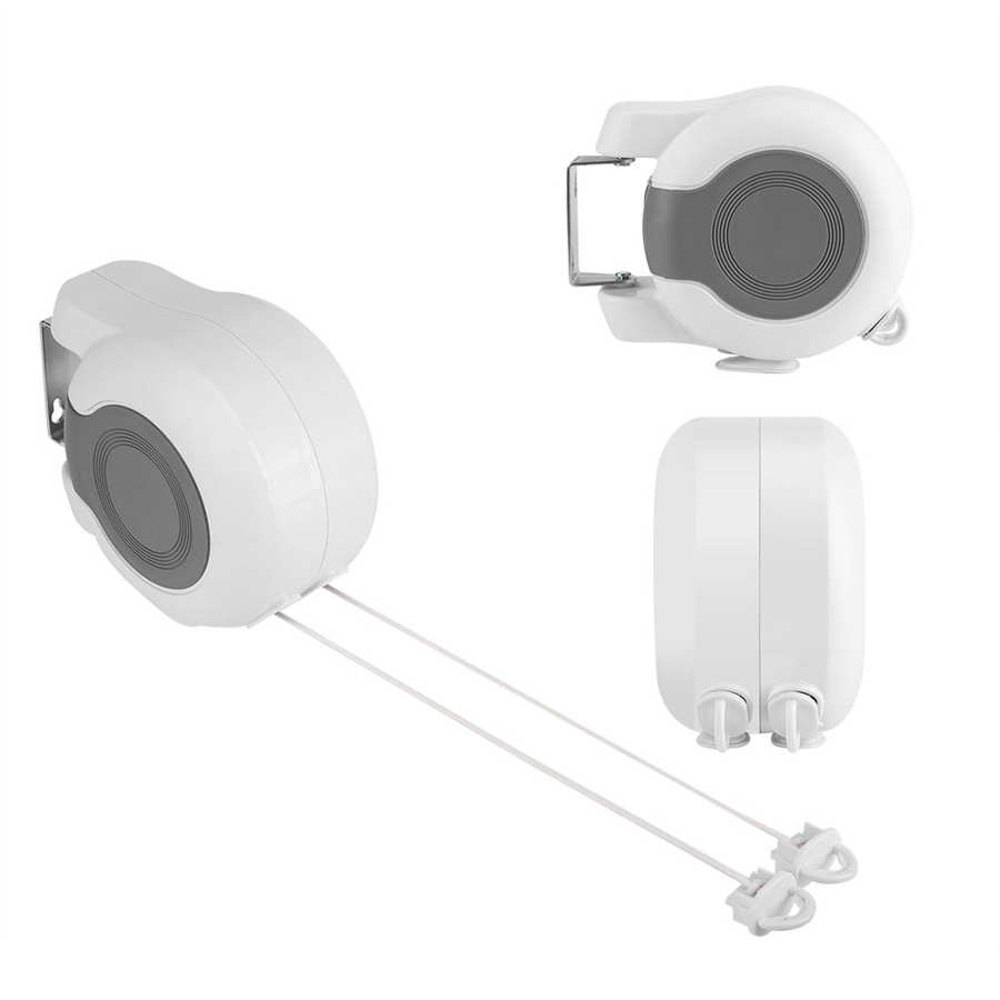 Wocume uittrekbare waslijn 13 m dubbele wand uittrekbare drooglijn aan de muur