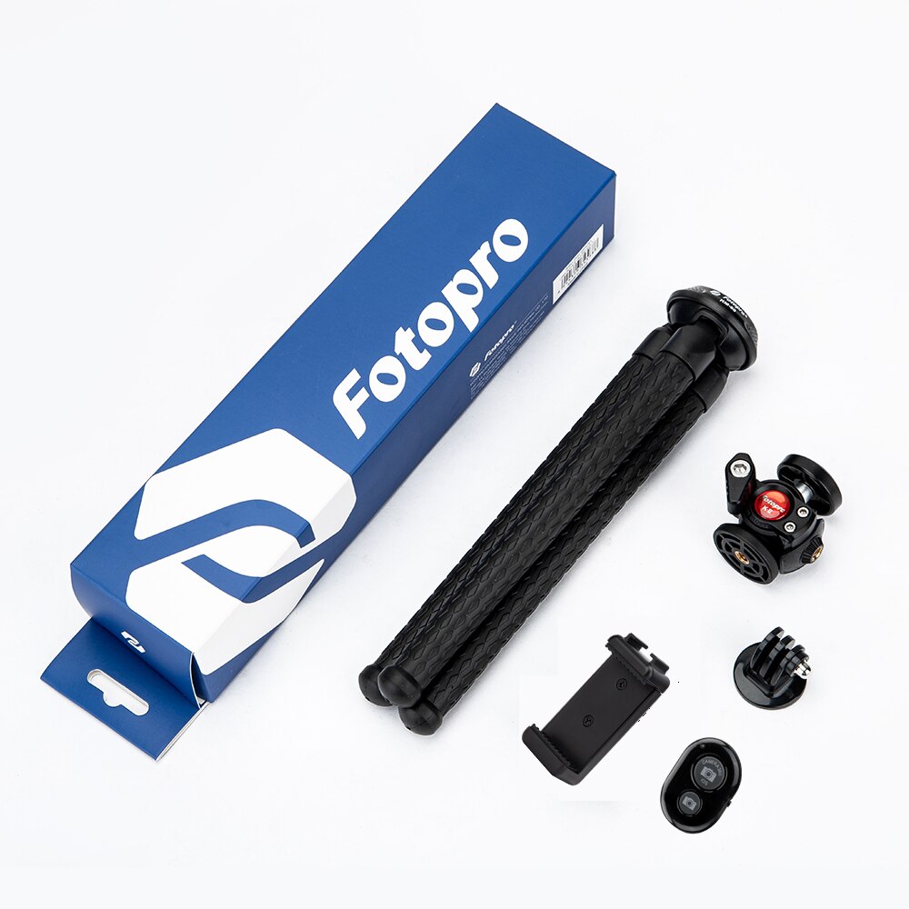 Fotopro Mini portátil impermeable pulpo flexibles Smartphone trípode de cámara fría de montaje con cabeza de bola con 1/4 tornillo: RM80 K2 SJ85 BT5 GA1