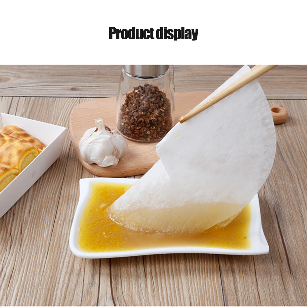 12 stk køkken madolie absorptionspapir fødevarekvalitet sundhedsfilter filter filter bagning olieabsorberende papir køkkenredskaber