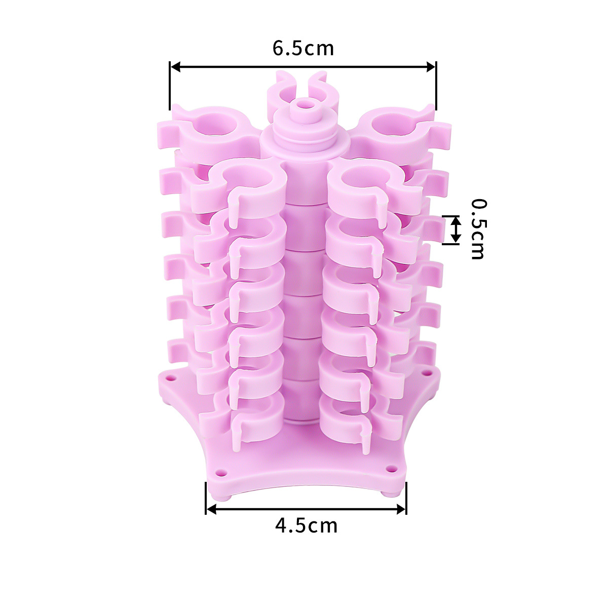Nähen Spulen Turm Lagerung Clips Ständer für 30-Gewinde Spule Kunststoff Halter Klemmen Organizer Nähmaschine DIY Stickerei Werkzeug: Licht Gelb