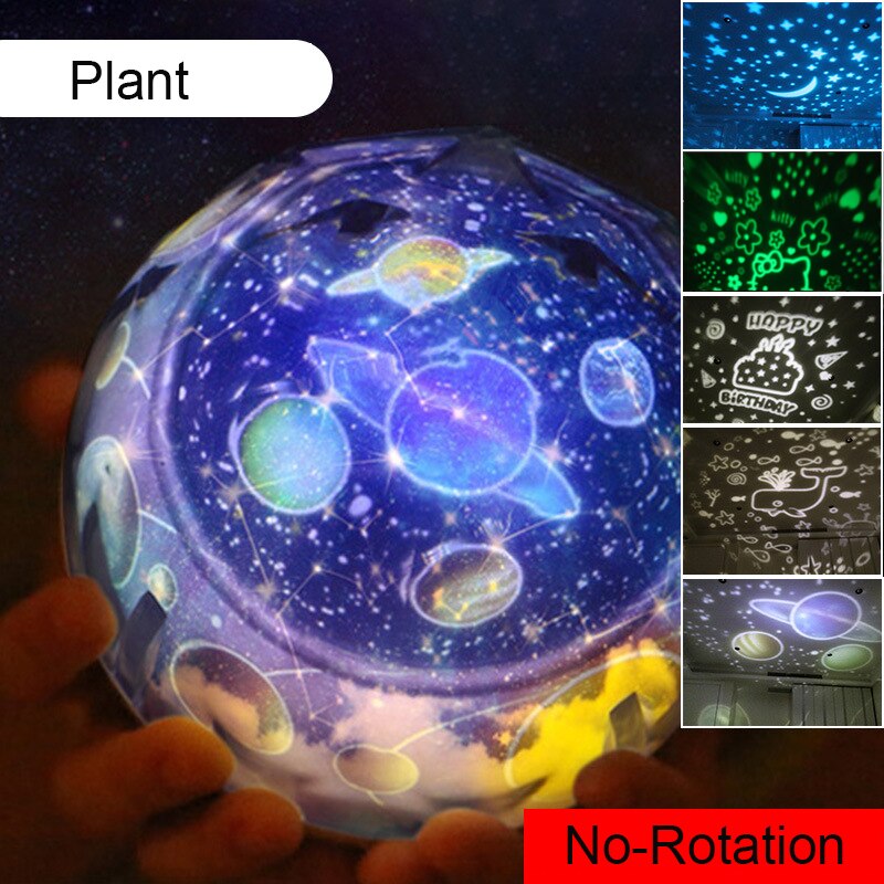 Starry Sky Nacht Licht Planet Projektor Earth Universe LED Lampe Bunte Drehen Blinkende Sterne Spielzeug Kinder Baby Weihnachten: A6