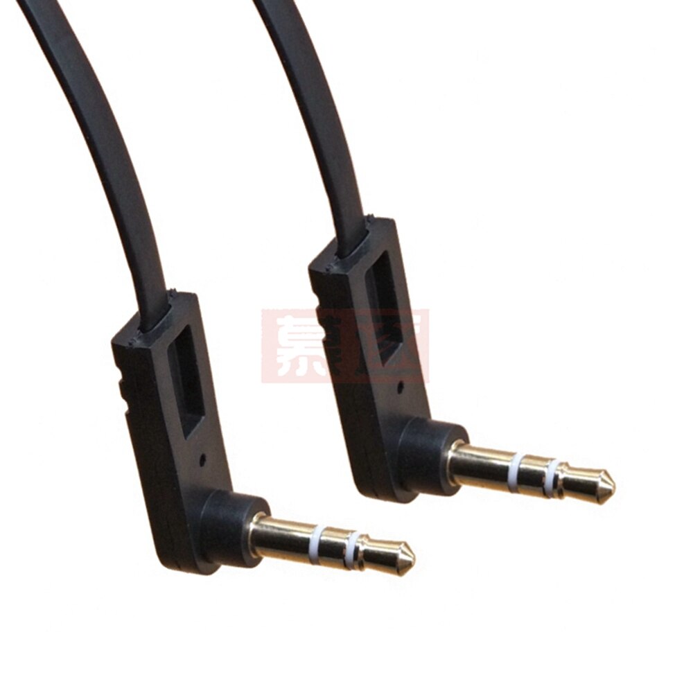 13Cm 1/8 &quot;3.5Mm 90 Graden Haaks Mini Plug Stereo Audio Hoofdtelefoon Verlengkabel