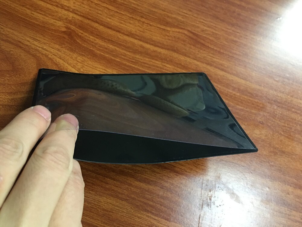 Pack of 5, Magnetic Photo Refrigerator, Fridge Picture Frame Decoration Holders Pocket,White/Black Available: Black 8.5x11inches