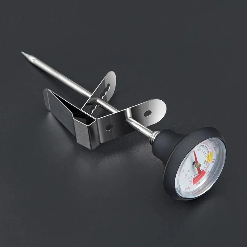 Stainless Steel Coffee Temperature Meter Probe 0~100℃ Thermometer for Coffee Pot Milk Frothing Jug Cafe Kitchen Measuring Tools