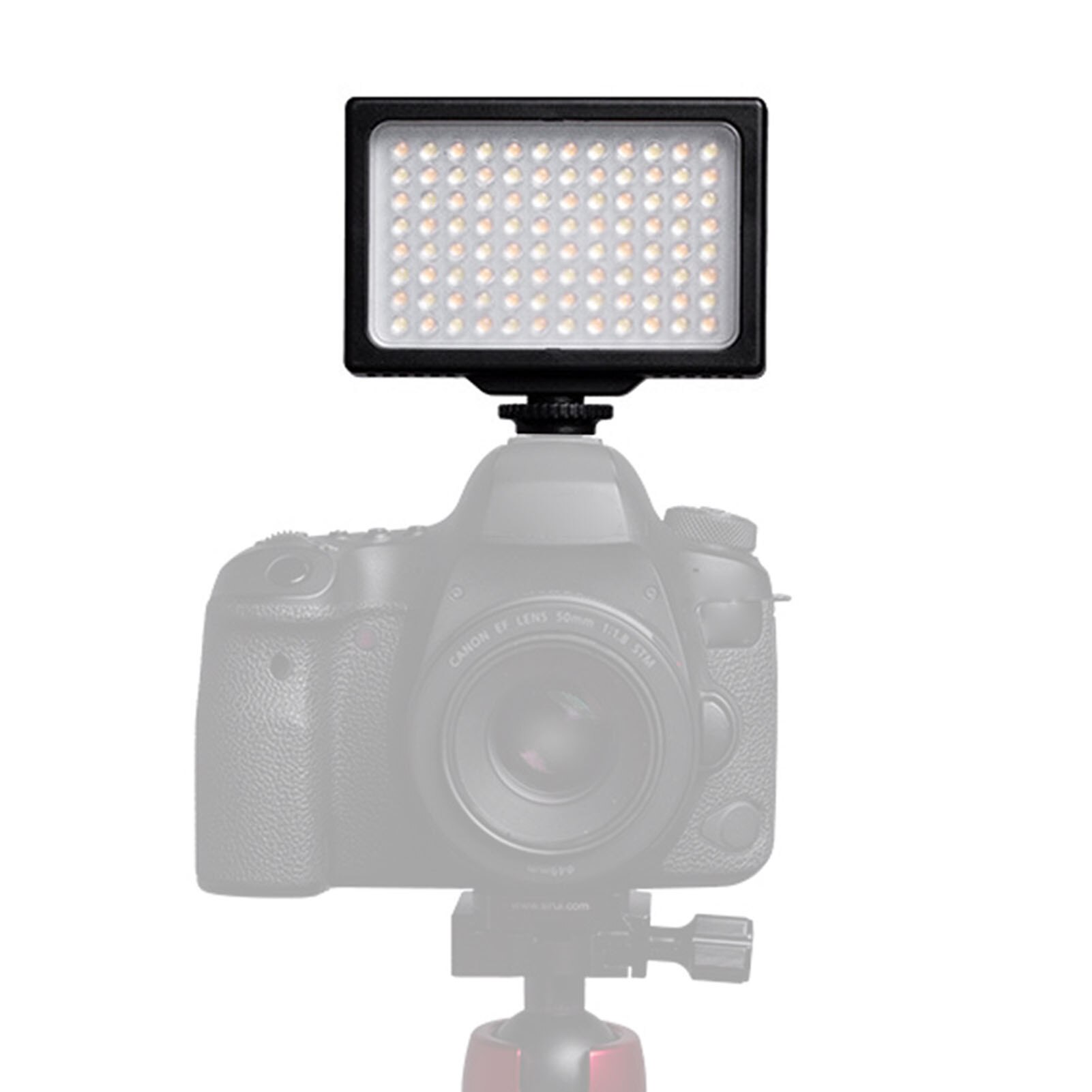 Luce Video a LED 3200K-5600K pannello LED dimmerabile fotografia portatile luce di riempimento con foro per vite da 1/4 pollici per fotografia Live