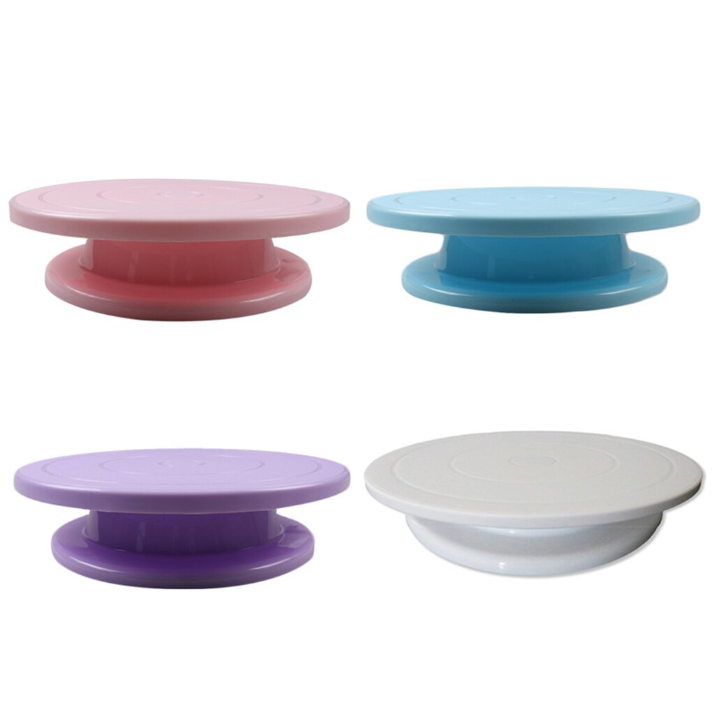 28Cm Plastic Taart Draaitafel Roterende Anti-Slip Taart Decoreren Draaitafel Taart Draaitafel Ronde Cake Stand Keuken Bakken gereedschap