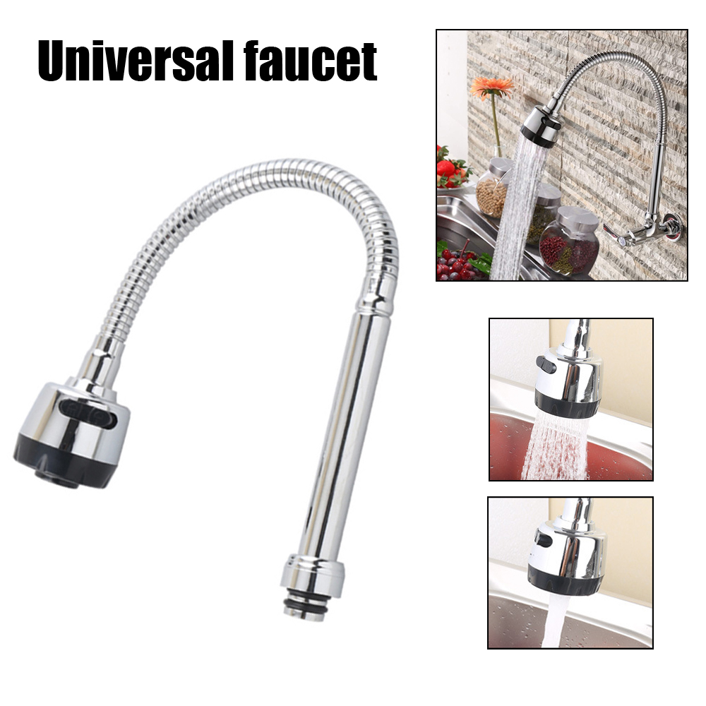 Buse d'extension de robinet de cuisine à double trou, robinet d'économie d'eau, accessoires d'évier, rotation à 360 °, F/05