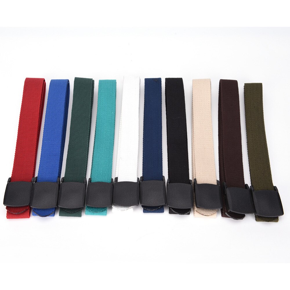 Jetting Mannen Riemen Canvas Riem Toevallige Anti Anti Plastic Gesp Riem Tailleband