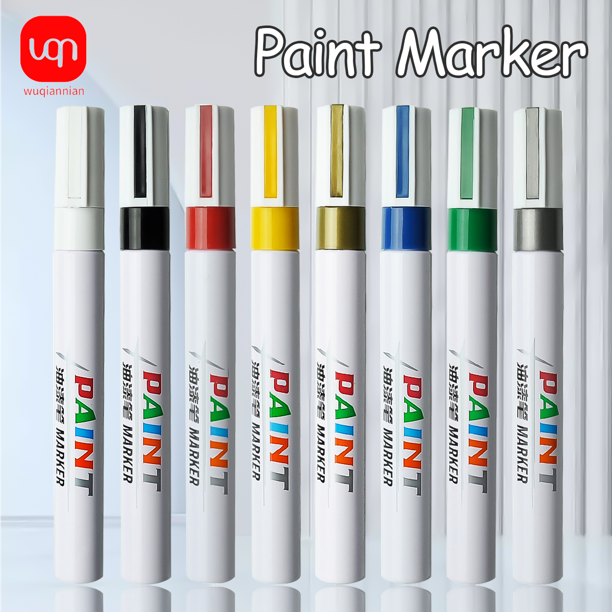 8 farben/einstellen Stoff Farbe Marker Stift Kleidung Textil DIY Handwerk T-Shirt Graffiti Pigment Malerei Stift Schule & büro Bahnhof