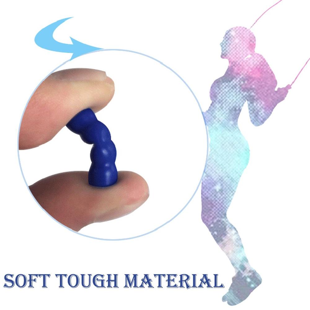 Corde à sauter réglable en longueur segmentée sans enchevêtrement