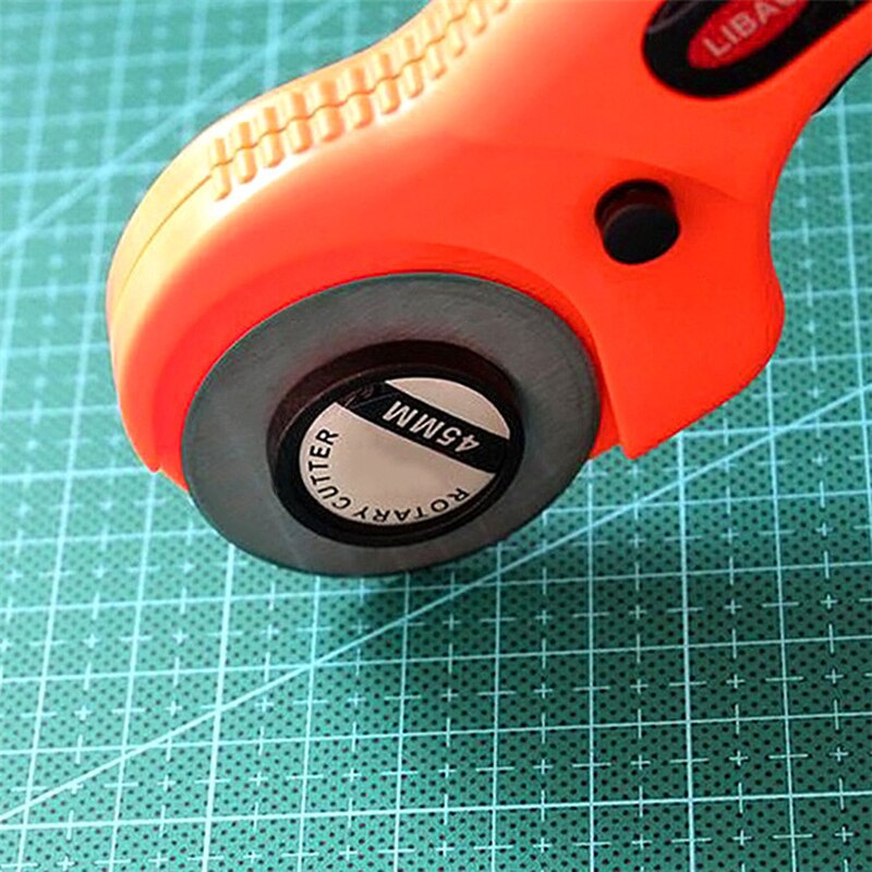 1Pc 45mm Fabric Cutter Rotary Cutter Textile Cutter Fabric Circular Quilting Cutting Patchwork Leathercraft Sewing Tool