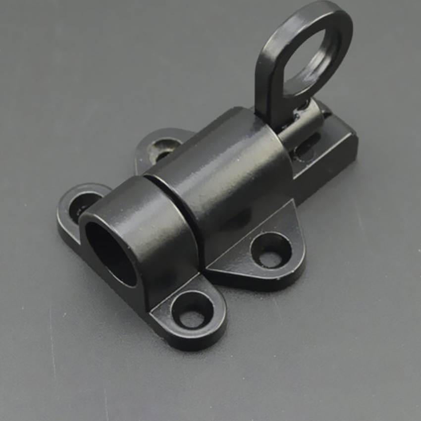 Kołatka wiosna podskakiwać rygiel robić drzwi ze stopu aluminium samozamykający się automatyczny zatrzask okienny brama zabezpieczająca zamek zatrzaskowy losowy kolor