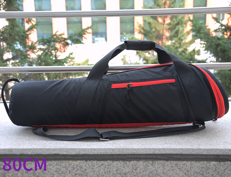 Bolsa de transporte para trípode de cámara, funda con soporte de luz de viaje, correa para el hombro, telescopio Monocular, bolsa para caña de pescar: Champán