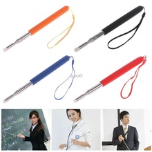 1M Stainless Steel Telescopic Teacher Pointer Whiteboard Pen Torch teach tools