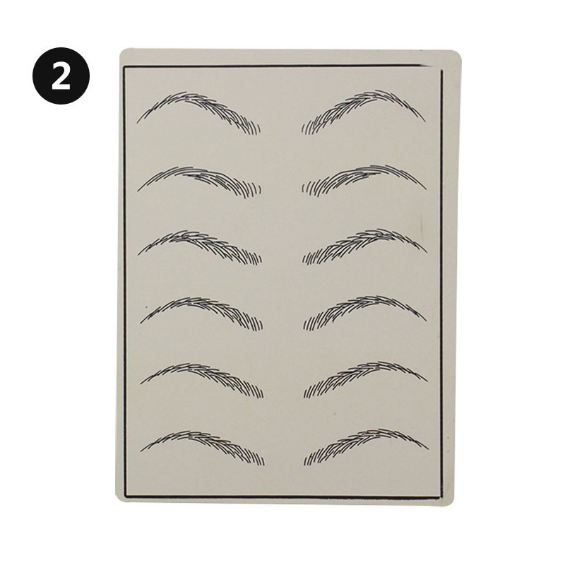 Alle serier fast sminke øyenbryn lepper nybegynner trening hud blank freestyle tatovering praksis hud ark 20 x 15cm