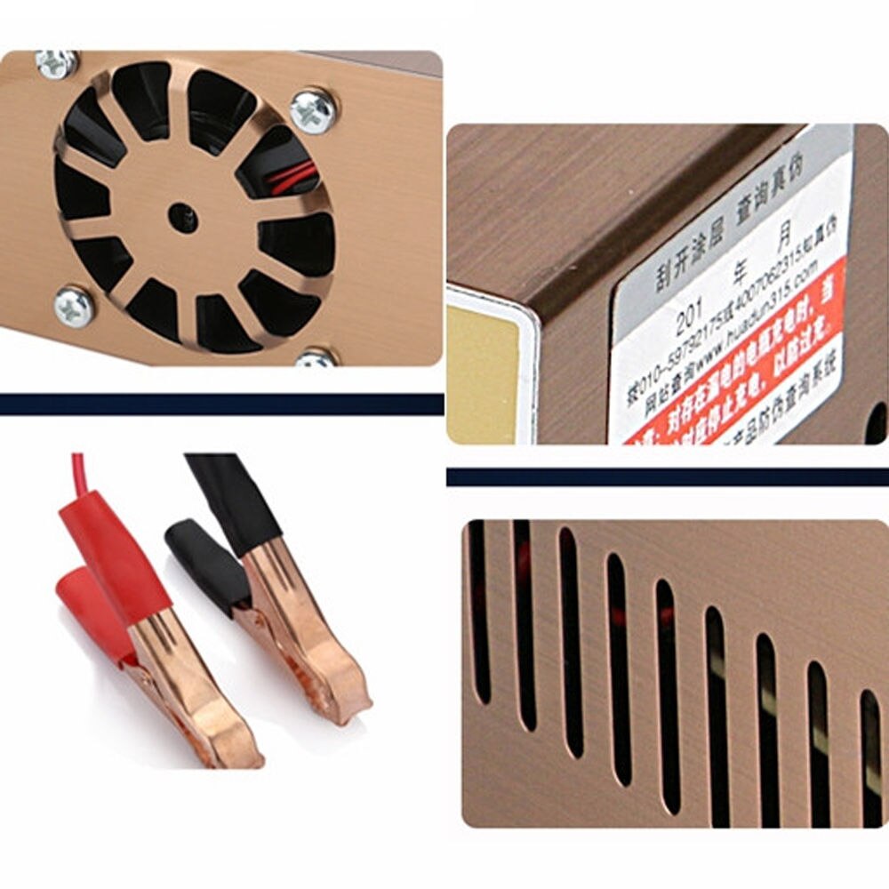 Full Automatic Electric 12v/24v Car Battery Charger 12v Intelligent 100ah Battery Charger Intelligent Pulse Repair