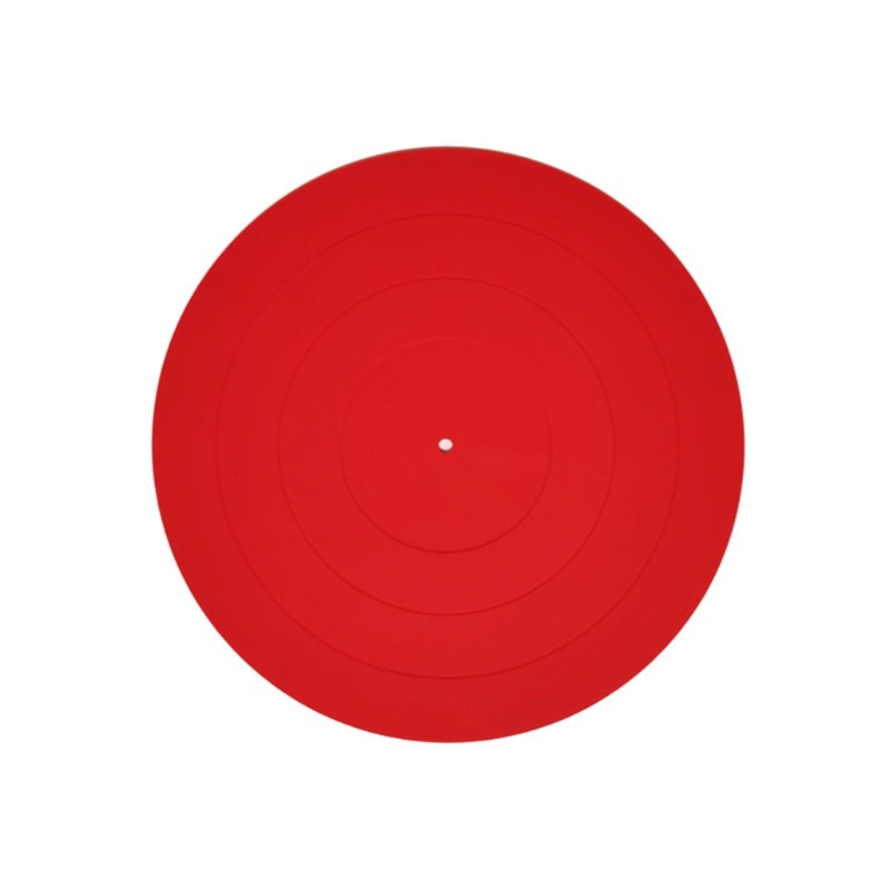 Tappetino da 12 ''per giradischi elettrohome (gomma nera)-design in silicone resistente per giradischi in vinile: 4NB403796-R