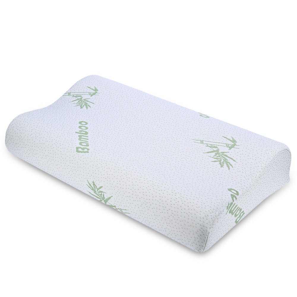 Original Bamboo Fiber Pillow Slow Rebound Health Care Memory Foam Pillow Memory Foam Pillow Support The Neck Fatigue Relief