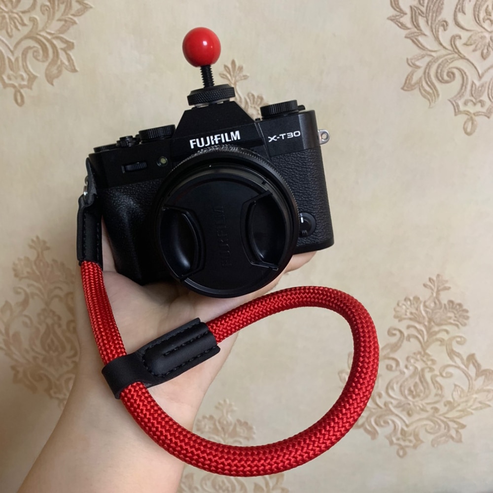 Hecha a mano de nylon cámara Digital muñeca empuñadura de correa para mano Paracord trenzado pulsera para Fuji X-T20 X-T3 X-T2 X-E3 X-A20 X-A7 A5 X-T30