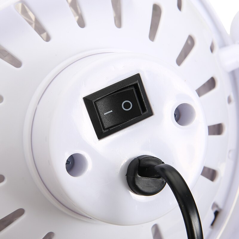 1Pc 6" 200W Mini Electric Heater Fan Winter Air Warmer Silent Desk Home Heating Electric Warm Air Fan Office Room Heaters