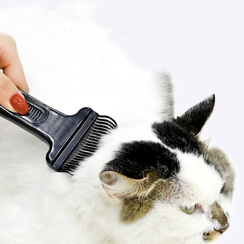 Pet Comb Brush Cats And Dogs Remove Fleas Dense Tooth Shell Rake Comb Has A Massage And Repair Effect On Yellow Hair