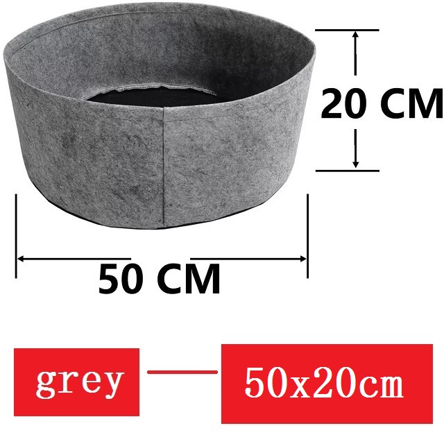 Round Garden Bed, Deep Soil Planting Container Grow Bags Durable Felt Fabric Planter Pot for Plants,Vegetables,Flowers, Herbs: green