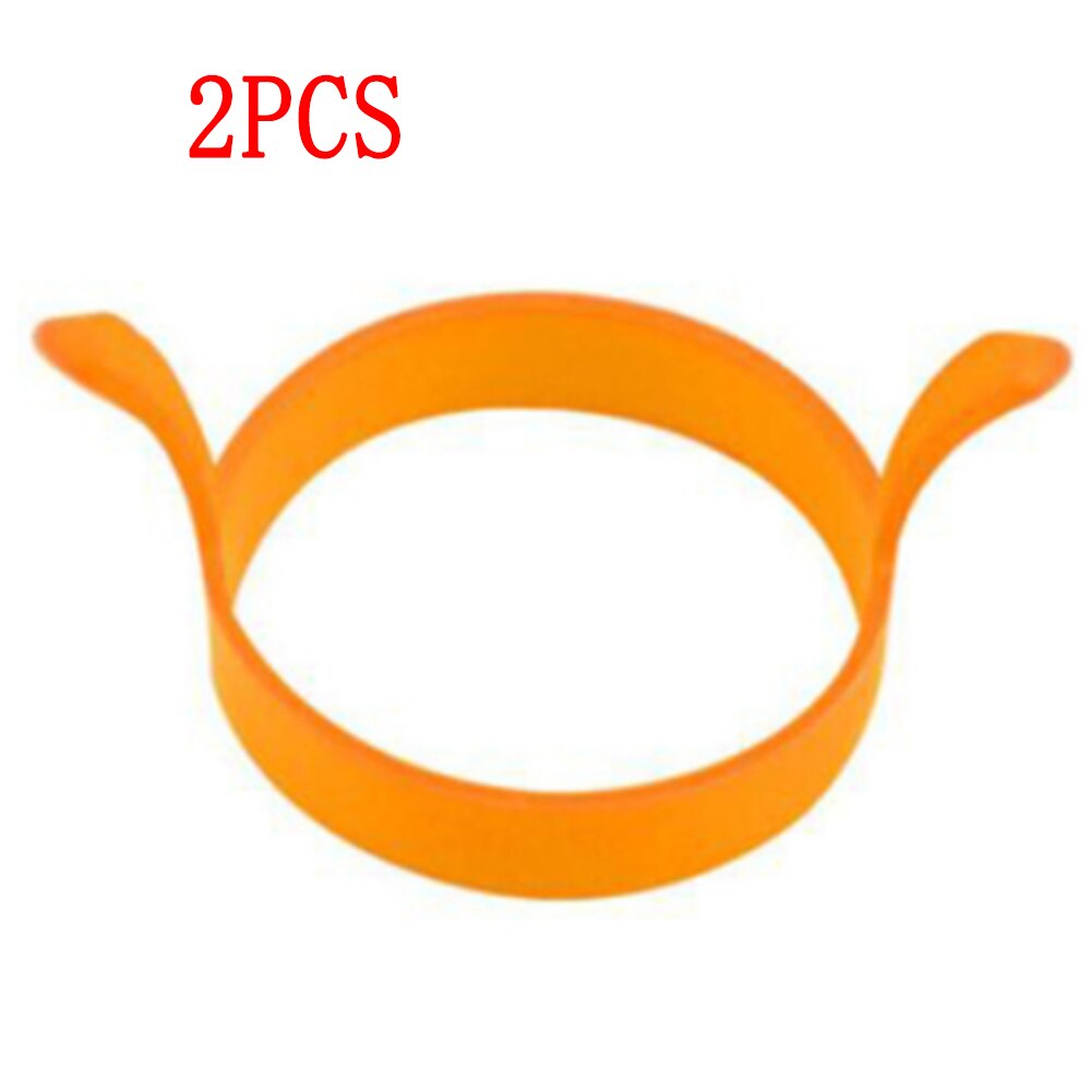 2Stck Spiegelei bilden Binaurale Ei Gebraten Ring Lebensmittel Klasse Silikon Pfannkuchen Ring Frühstück Spiegelei Werkzeug Küche Backen werkzeug viel: Grün