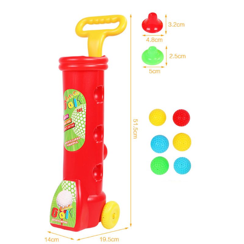 Kids Golf Set Plastic Mini Putter Golf Club Speelgoed Kind Buitenshuis Grappige Sport Game T5EC