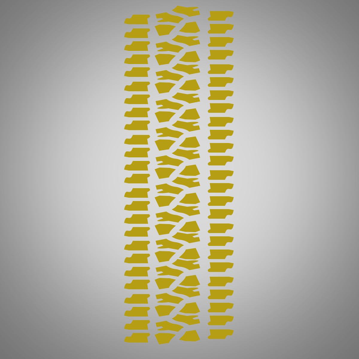 Loopvlak Decals 4x4 Truck voor Jeep Hood Body Vinyl Grafische Sticker 8 "x 23" Grote: Geel