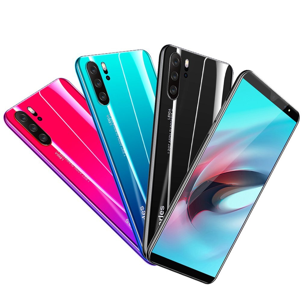 P33 Smart Phone 5 Inch 3G Large Screen Mobile Phone 512Mb Ram High Capacity Real Fingerprint Face Unlock Phones