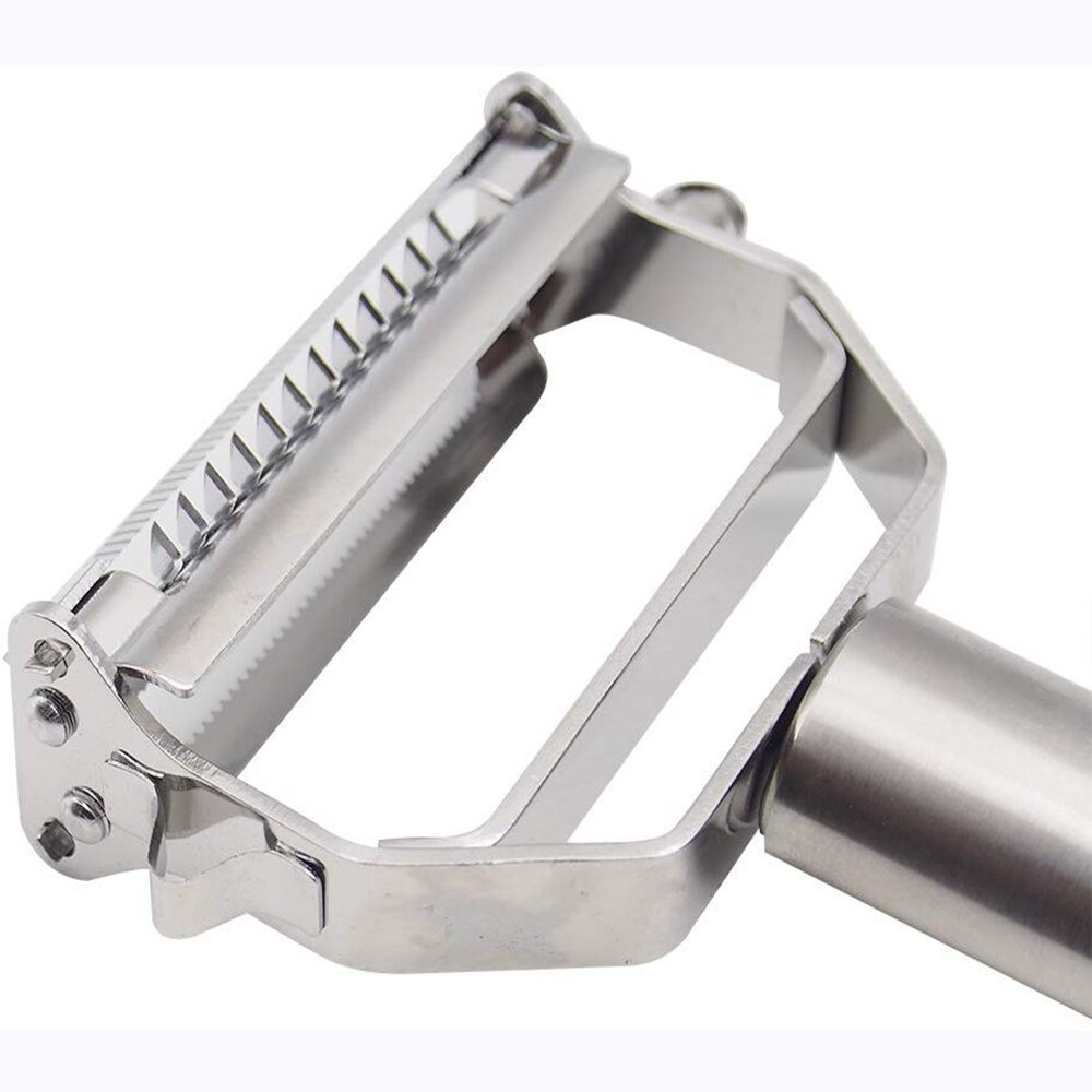 Roestvrij Staal Aardappel Komkommer Wortel Rasp Julienne Dunschiller Groenten Fruit Dunschiller Dubbele Schaven Rasp Gereedschap