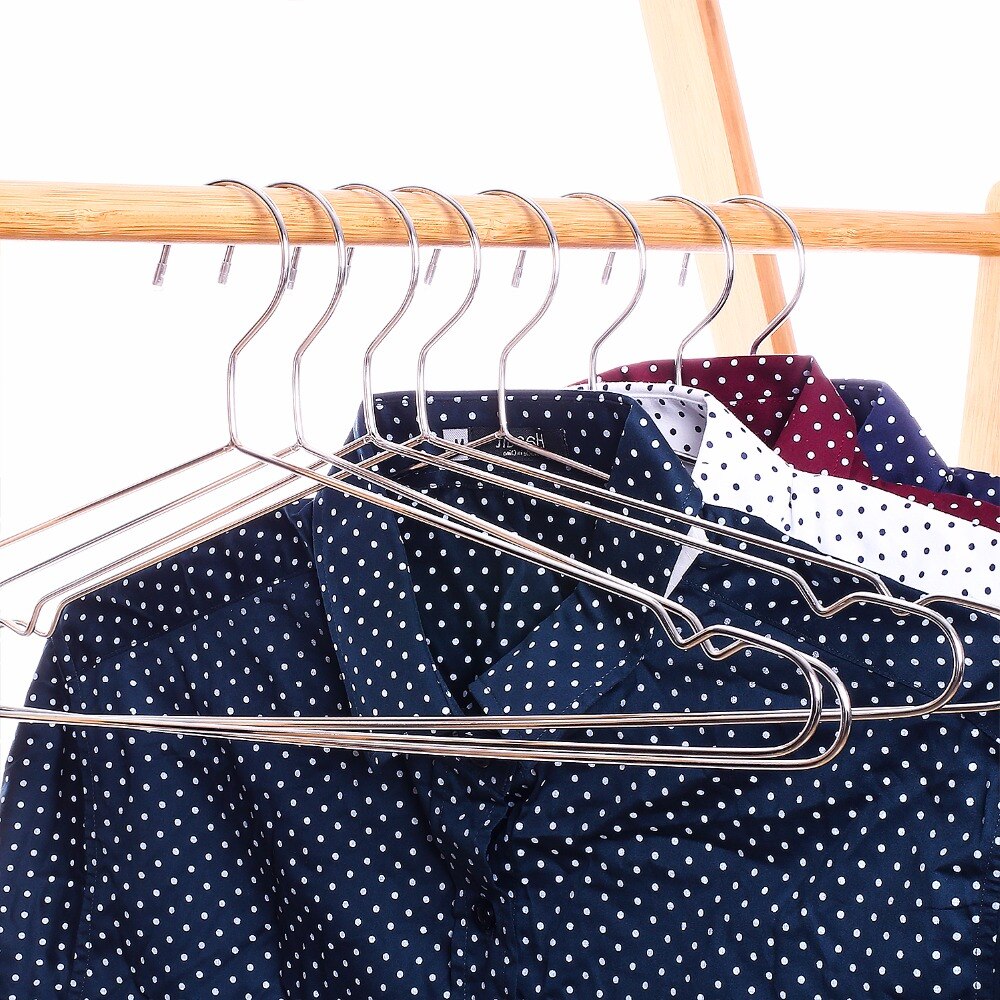 Hangerlink Super Strong Stainless Steel Metal Wire Hangers Clothes Hangers, Coat Hanger, Suit Hanger (30pcs/Lot)