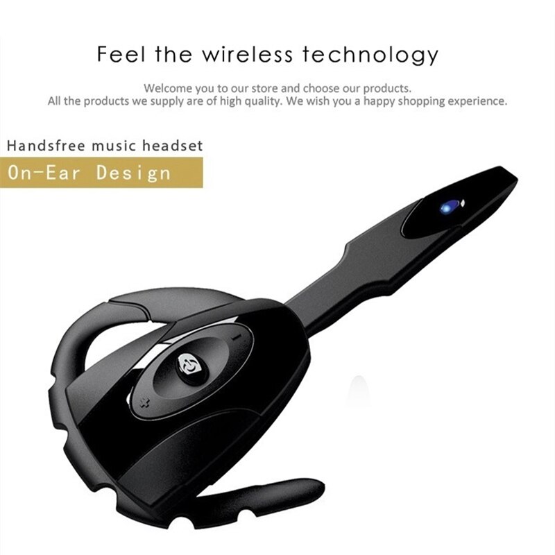 Business Bluetooth Oortelefoon Draadloze Hoofdtelefoon Stereo Headset Oordopjes Headsets Met Microfoon Voor Auto Rijden Handsfree