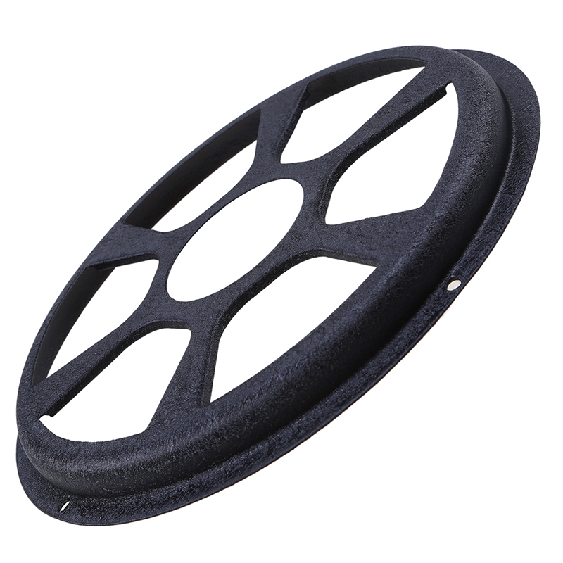 POSSBAY Universal 10" 12 Inch Car Audio Speaker Grille Guard Cover Black Auto SUV Subwoofer Sub Woofer Protector Round Grilles