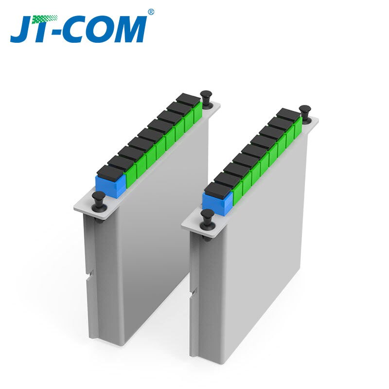 PLC Cassette Insertion Type SC APC 1x4 Fiber Optic Splitter 1x8 SC UPC Fiber Optical Box FTTH 1x16 PLC Splitter box